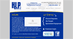 Desktop Screenshot of helplogistics.com